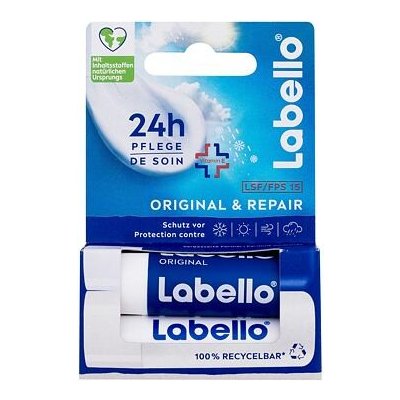 Labello Original + Repair 24h Moisture Lip Balm dvojbalení pečujících balzámů na rty 4,8 g – Zboží Mobilmania