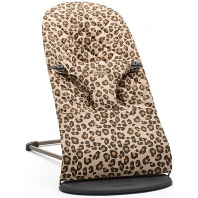 BabyBjörn Bliss béžová Leopard Print Cotton