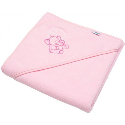 NEW BABY froté osuška s výšivkou a kapucí 80x80 bílá sloník – Hledejceny.cz