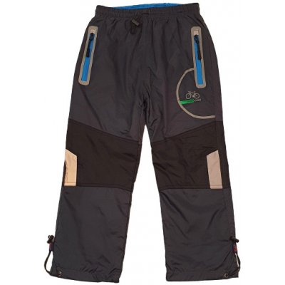 Kugo dětské sportovní šusťákové kalhoty V pase guma + šňůrka na stažení – Zboží Mobilmania