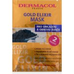 Dermacol Gold Elixir Caviar Face Mask omlazující maska s kaviárem 2 x 8 g – Zboží Dáma