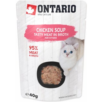 Ontario Soup Kitten Chicken Carrot & Rice 40 g – Hledejceny.cz