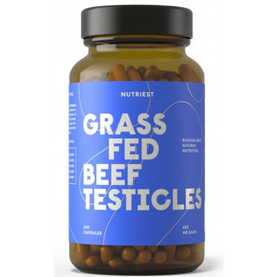 Nutriest Lyofilizované hovězí býčí žlázy grass-fed 240 kapslí – Hledejceny.cz