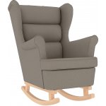 NoBi SOFTNEST relaxační houpací nohy světlé látka šedohnědá – Zboží Dáma