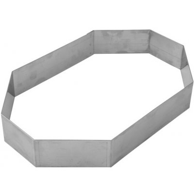 Paderno ráfek dortový nerez osmiúhelník nepravidelný 28x19cm,v.4,5cm – Hledejceny.cz