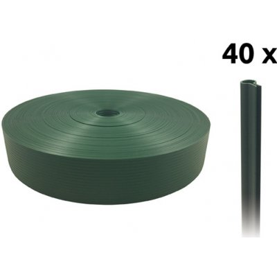EKOfence Stínící pás PVC zelená 47mm 50m – Zboží Mobilmania
