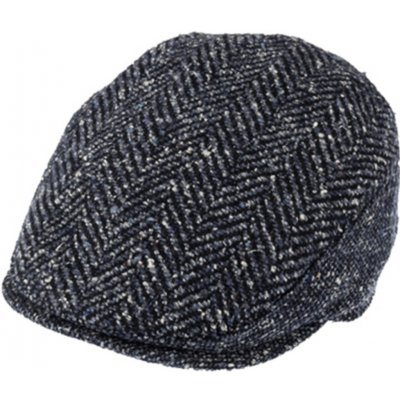 Fiebig bekovka flat cap modrá rybí kost vlněná směs – Hledejceny.cz