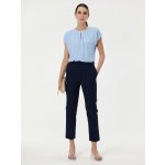 Orsay Tmavě modré dámské rovné kalhoty – Sleviste.cz