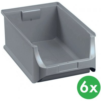 Allit Plastové boxy na drobný materiál 310 x 500 x 200 cm šedé – Zboží Mobilmania