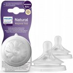 Philips Avent savička Natural Response 5 rychlý průtok 2 ks transparentní – Zboží Dáma