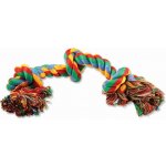 Dog Fantasy Uzel bavlněný barevný 3 knoty 40 cm – Zboží Mobilmania