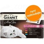Gourmet & La Carte kuře & pstruh & hovězí & mořský losos 4 x 85 g – Hledejceny.cz