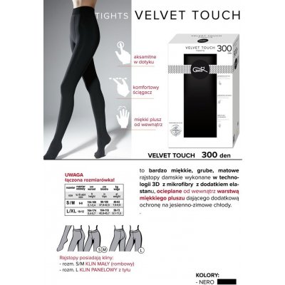 Gatta Velvet Touch 300 DEN černá – Zbozi.Blesk.cz