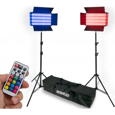KIT dvou RGB LED panelů Redhead Stellar 950 LED800RGB KIT Foto video světlo s CRI95+ a 3000 lumeny na 1 světlo – Hledejceny.cz