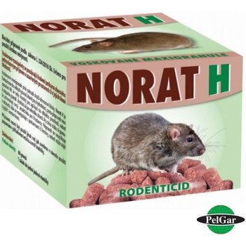 Rodenticid NORAT H voskované maxigranule 2x60g