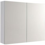 AQUALINE Vega galerka se zrcadlem , 60x70x18, bílá – Zboží Mobilmania