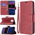 S-T-A-R Kožené pouzdro Nokia G10 / G20 – flip knížka červené – Zboží Živě