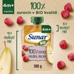 Sunar Bio kapsička Hruška malina 4m+ 100 g – Zbozi.Blesk.cz