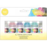 Docrafts akrylové barvy Artiste sada 6 x 59 ml Pearl – Hledejceny.cz
