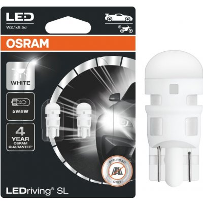 Osram LEDriving SL W5W 12V 1W W2,1x9,5d 6000K 2 ks 2825DWP-02B | Zboží Auto