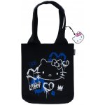 Taška přes rameno Colorino Hello Kitty Neon Black, 9 l, černá – Zboží Mobilmania