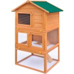vidaXL 9799.170161 3 patrová 80 x 71 x 160 cm borové dřevo – Zboží Dáma