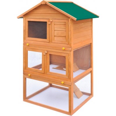 vidaXL 9799.170161 3 patrová 80 x 71 x 160 cm borové dřevo – Zboží Dáma