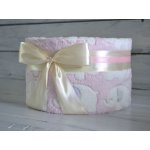 dortNEdort Plenkový dort s různými vzory dek Sloníci růžová deka – Zboží Dáma