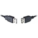 Natec NKA-0433 prodlužovací USB 2.0 AM/AF 3m, černý
