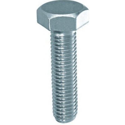 Šroub šestihranná hlava M8 pozink délka: 16mm celý závit – Sleviste.cz