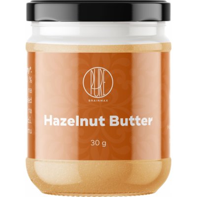 BrainMax Pure Hazelnut Butter Lískooříškový krém BIO 30 g – Hledejceny.cz