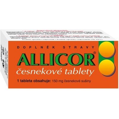 NaturVita Allicor Česnek—60 tablet