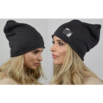 Fashionweek bavlněná dámská čepice beanie šmoulinka ZIZIW-WZ15 grafitová – Hledejceny.cz