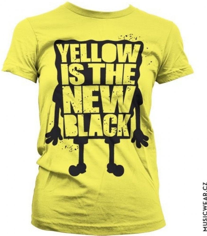 SpongeBob Squarepants tričko Yellow Is The New black Girly | Srovnanicen.cz
