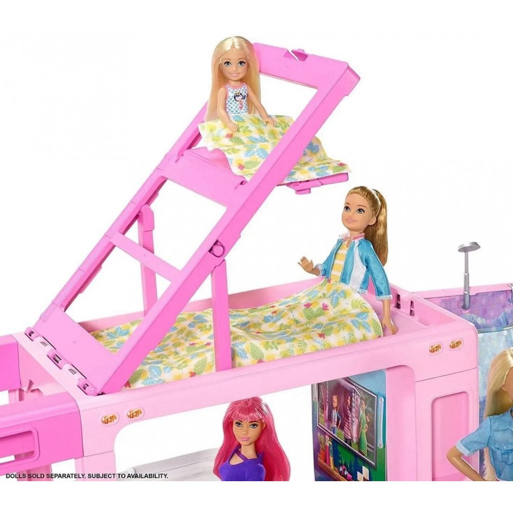 Mattel Barbie Karavan 3v1 Super-Camper GHL93 — Heureka.cz
