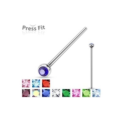 Piercingate piercing do nosu s kamínkem PNO00265 – Zboží Dáma