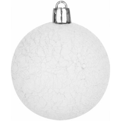 MagicHome Vánoční koule, 10 ks, bílé, na vánoční stromek, 6 cm – Hledejceny.cz