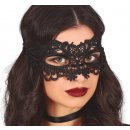Karnevalový kostým Krajková maska černá