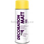 DecoColor Barva ve spreji lesklá RAL 1023 žlutý - 400 ml – HobbyKompas.cz