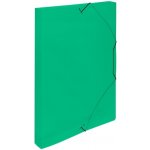Karton P+P krabice na spisy s gumou průhledná zelená A4 3 cm – Zboží Živě