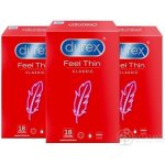 Durex Feel Thin Classic balíček 2+1 54ks – Zbozi.Blesk.cz