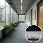 Betap Wembley šedá s nopy metrážní 100 x 250 cm – Zboží Mobilmania