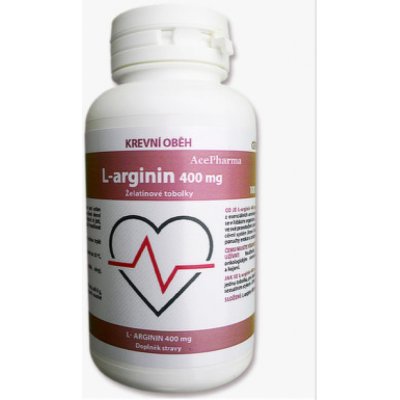 AcePharma L Arginin 400 mg 100 kapslí – Hledejceny.cz