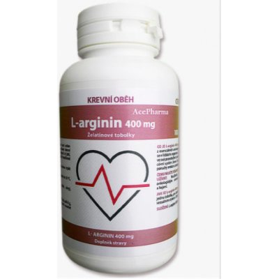 AcePharma L-arginin 100 kapslí 400 mg – Hledejceny.cz