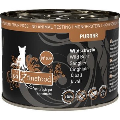 Catz finefood CF Purr No.109 s kančím masem 200 g – Zbozi.Blesk.cz