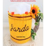 Veratex Textilní dort velké Pivo s výšivkou jména nebo přezdívky (osuška 70x140 + ručník 30 x 30 cm) – Hledejceny.cz
