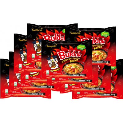 Samyang Buldak ramen Hot Chicken Stew 10 x 145 g – Sleviste.cz