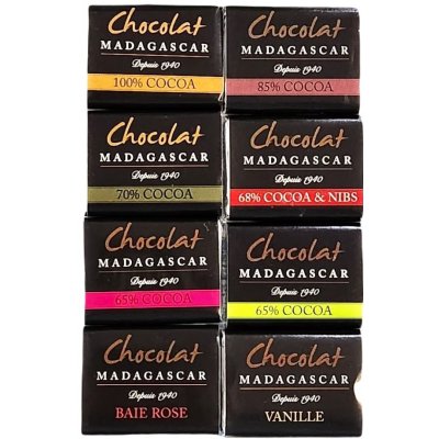 Chocolat Madagascar Neapolitánky tmavá čokoláda, 8 x 5 g – Zboží Mobilmania