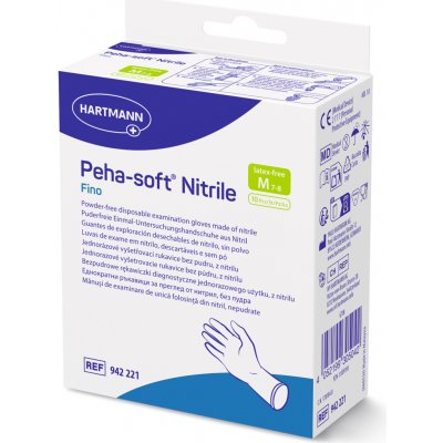 HARTMANN Rukavice vyš.Peha-soft NITRILE FINO M 10ks – Hledejceny.cz