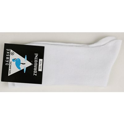 Dámské bavlněné zdravotní ponožky bílá – Hledejceny.cz